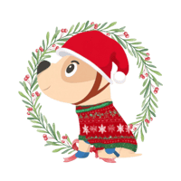 HRV Weihnachtshund 1